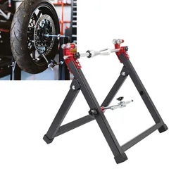 Soporte equilibrador de ruedas para motocross con conos centradores