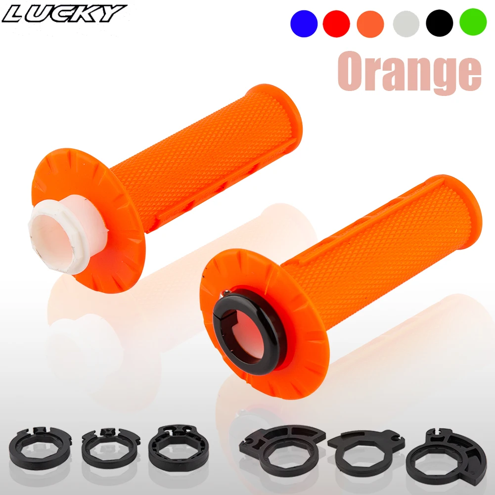 Empuñaduras manillar motocross bloqueo leva KTM CRF SXF EXC Universal - imagen 5