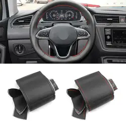 Funda volante microfibra para VW Golf 8 - Cubierta interior coche