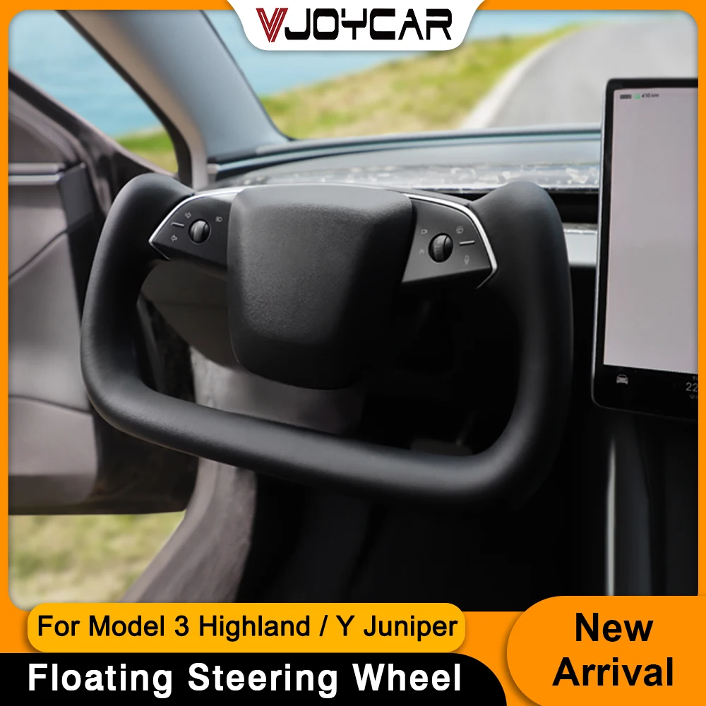 Volante deportivo calefactable Vjoycar 3 para Tesla Model Y Juniper