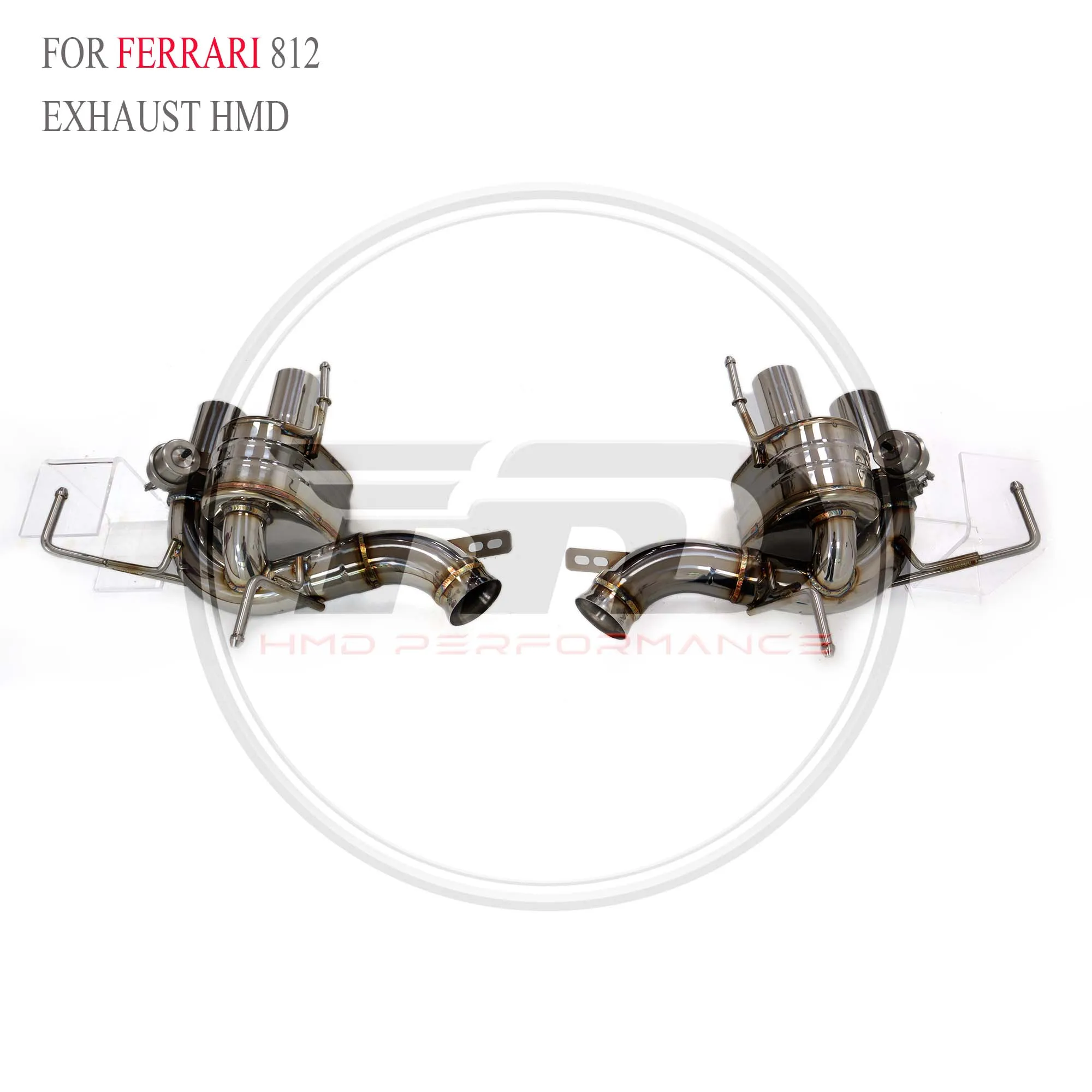 HMD Catback acero inoxidable con válvulas rendimiento – Ferrari 812 - imagen 4