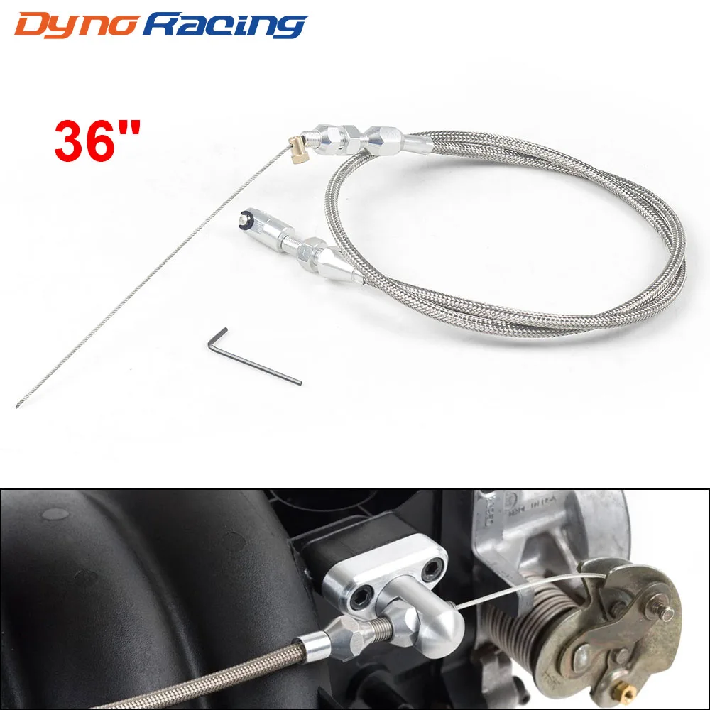 Kit de cables de acelerador trenzados inox Chevrolet LS1