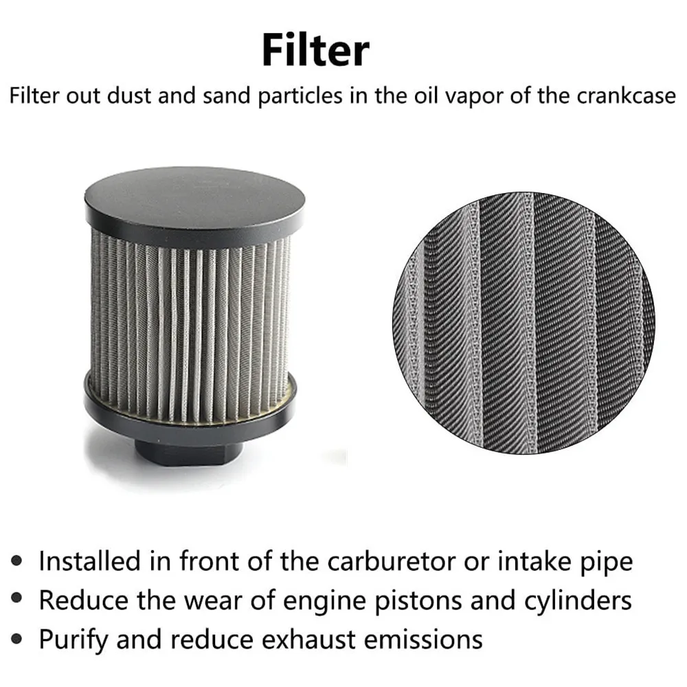 Depósito de aceite de aluminio 1-2L con grifo de drenaje y ventilación – Universal - imagen 5