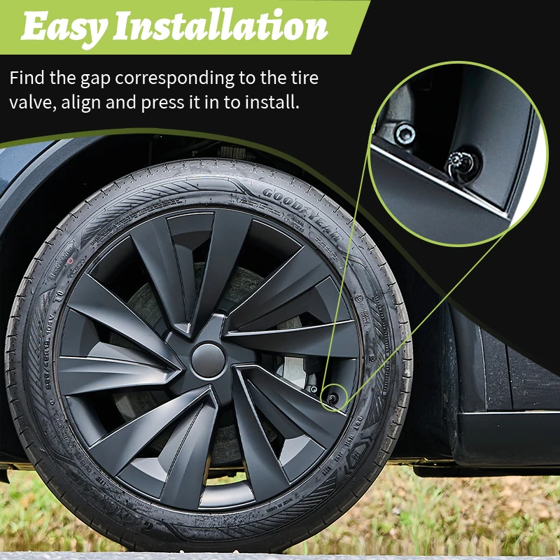Tapacubos de 19 pulgadas estilo turbina para Tesla Model Y Juniper 2025 - imagen 4
