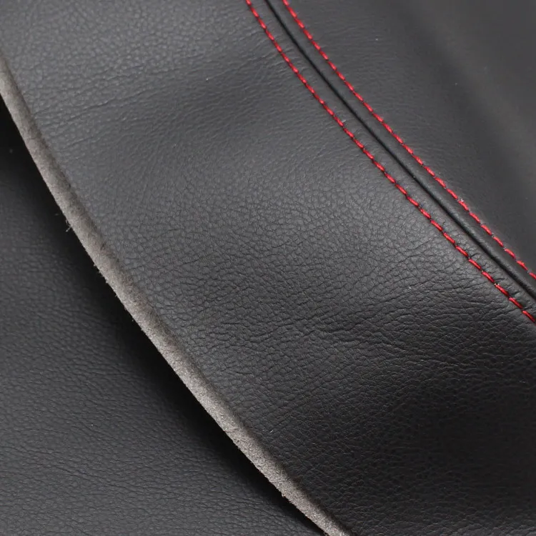 Maneta interior de puerta delantera en cuero rojo – VW Golf IV/Bora