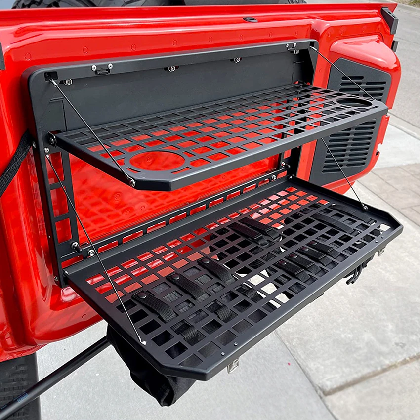 Estante trasero 2 niveles plegable para Ford Bronco 2021-2023