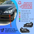 Headlight one set