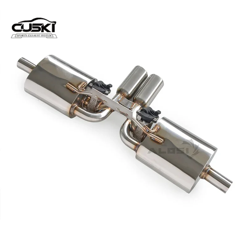 Componentes de escape de alto rendimiento adecuados para Porsche Boxster S 986 2.5L (1997-2002) sistema de escape deportivo de acero inoxidable wi - imagen 5