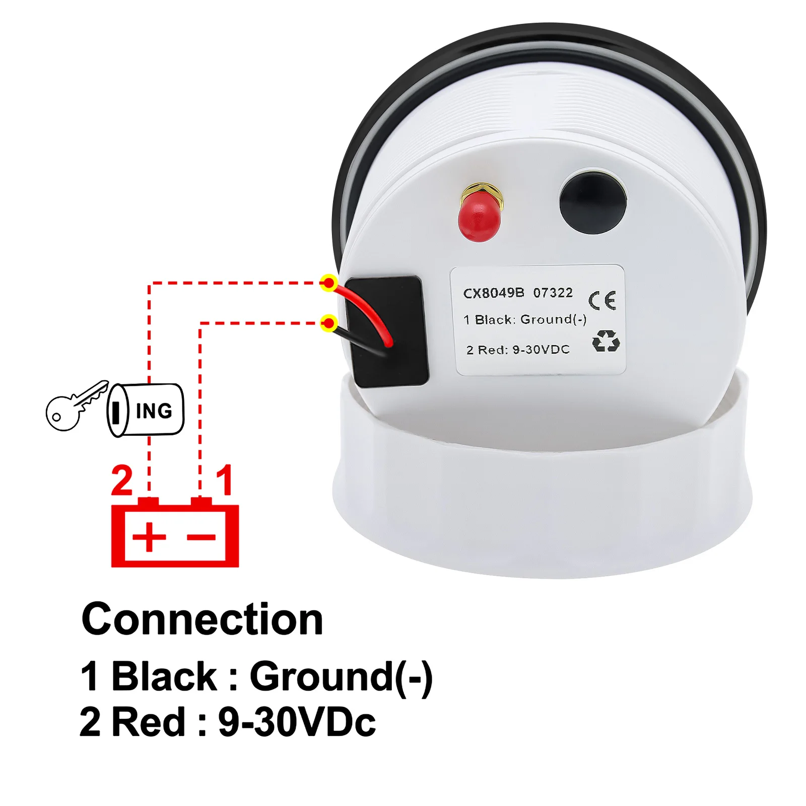 Velocímetro GPS digital TFT con pantalla y antena para camión y barco - imagen 5