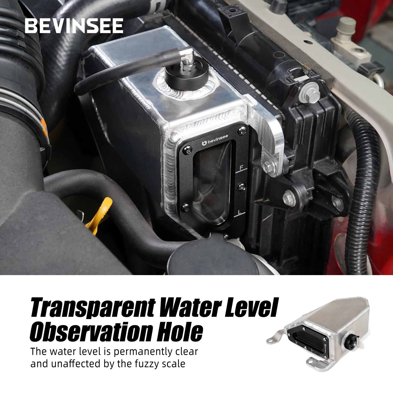 BEVINSEE 16470-31050 Depósito de refrigerante Toyota 4Runner - imagen 4