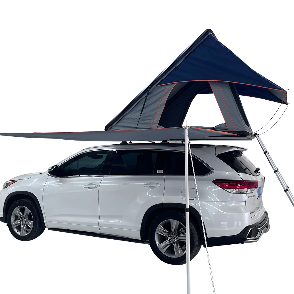 Tienda techo coche rígida impermeable de aluminio con ventana
