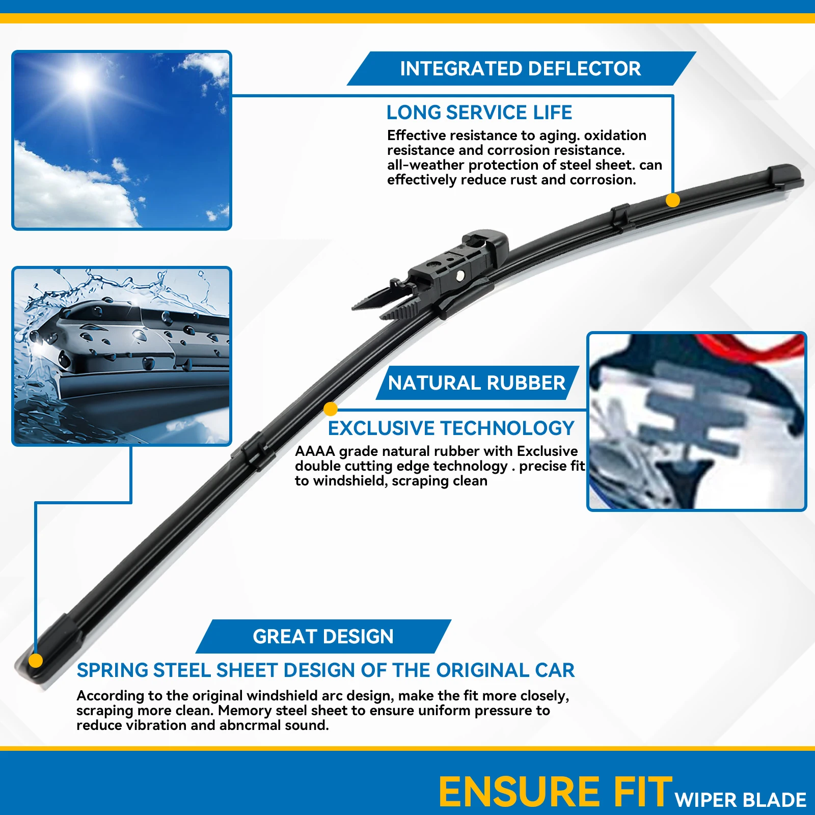 Escobillas limpiaparabrisas Nissan Qashqai J10 2006-2013 - imagen 3