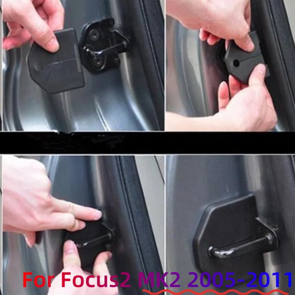 Cubiertas cerradura puerta protectoras ABS para Ford Focus MK2 - imagen 4