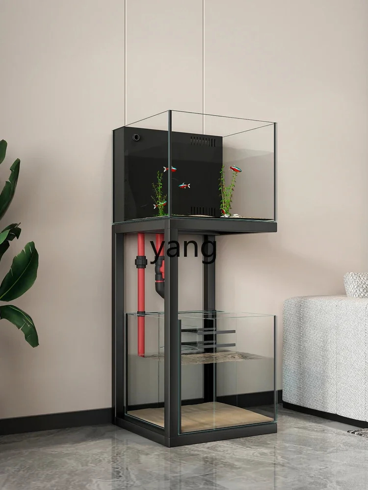 Mueble bajo de salón Lhh con doble base de acero inoxidable - imagen 4