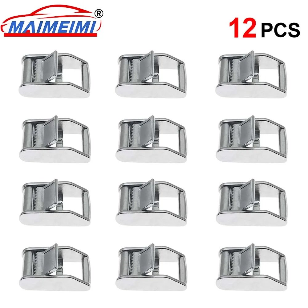 Correas de amarre de 25 mm con hebilla de leva de acero inox