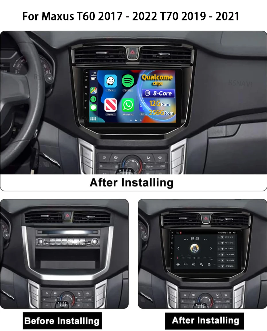 Radio Android CarPlay con navegación para Maxus T60/T70 compatible - imagen 2