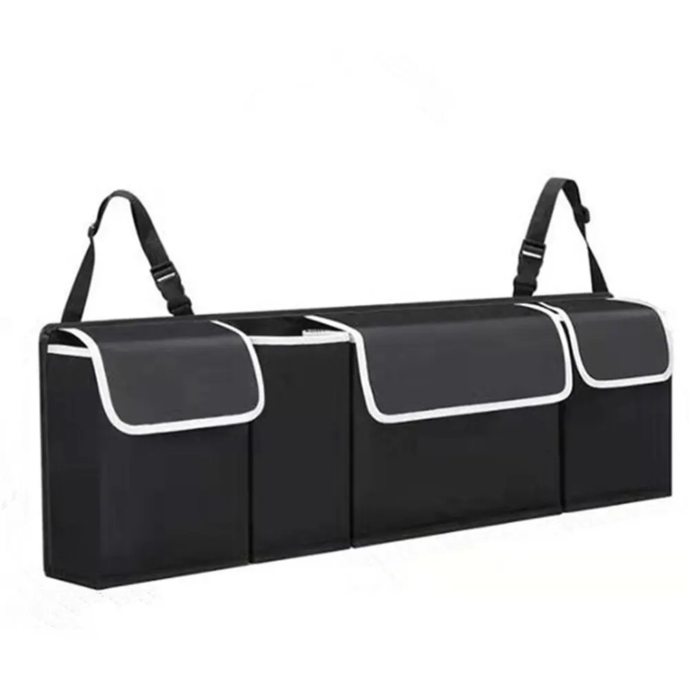 Organizador de respaldo de coche multiusos de tejido Oxford