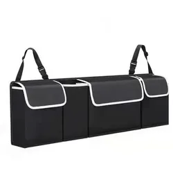Organizador de respaldo de coche multiusos de tejido Oxford
