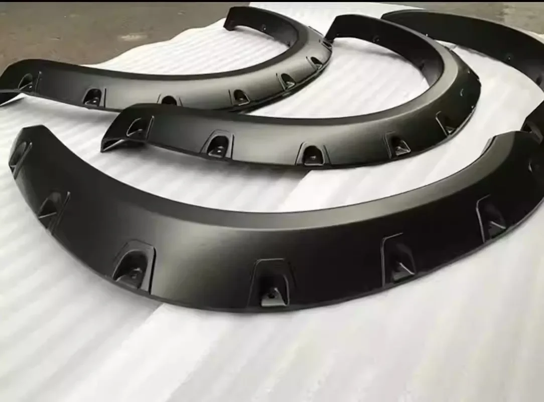 Guardabarros de coche, Protector de cejas de rueda de arco, pegatina de guardabarros para Dodge RAM 1500 2012-2018 - imagen 4