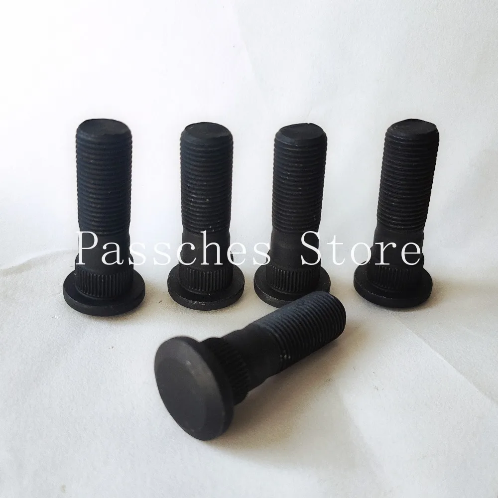 5 uds pernos de rueda tornillos estriados para Ford Transit M16x1,5 moleteados diámetro 18,5mm longitud 59mm