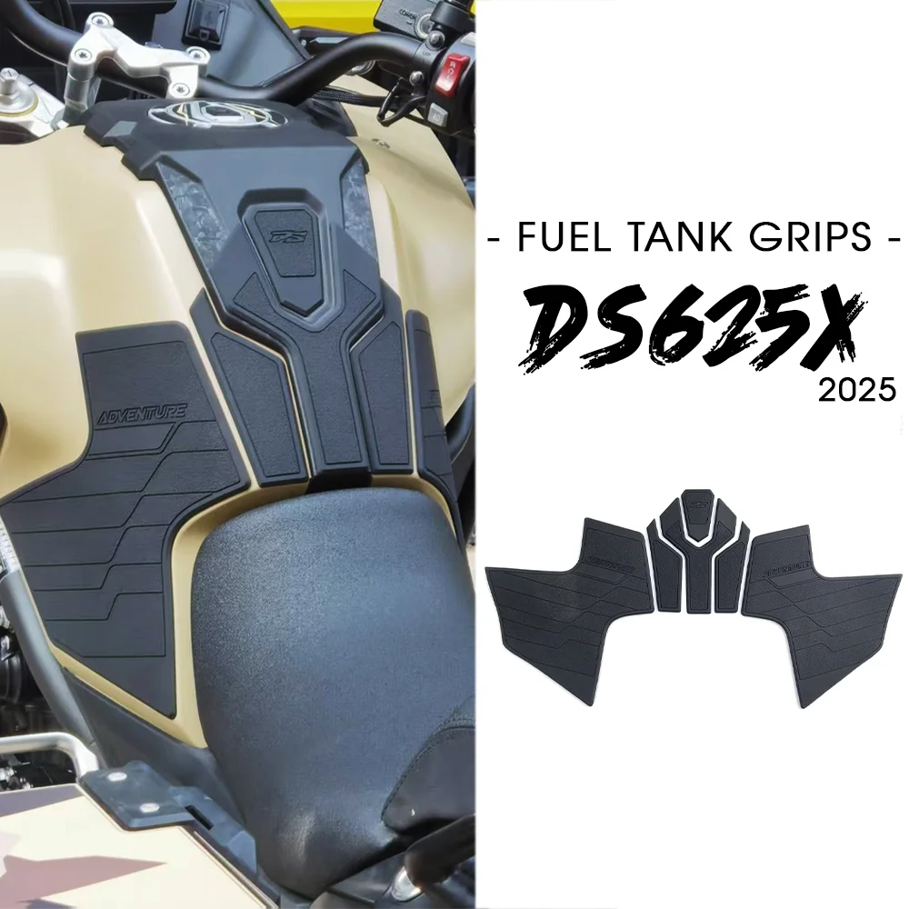 Kit empuñaduras depósito DS625X para Voge DSX 625 con calcos rodilla