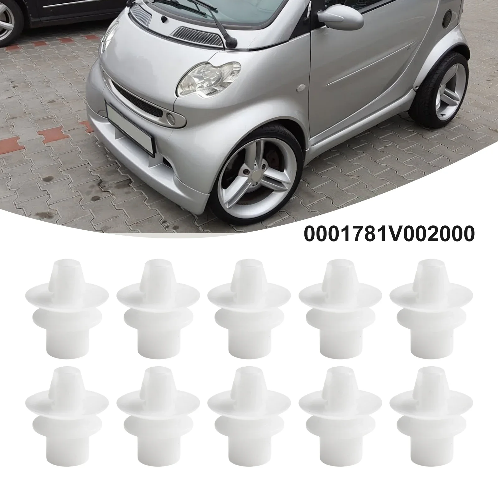 Clips parachoques Smart Fortwo 450 y 451 Cabrio Coupe