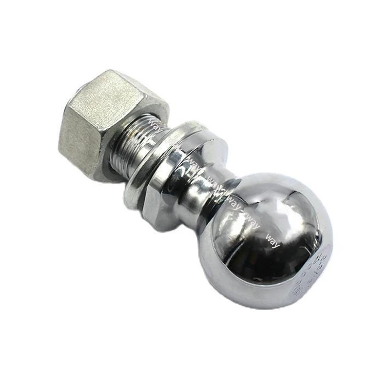 Bola de remolque cromada con vástago de 50 mm y 2722 kg - imagen 2