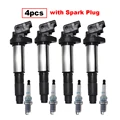 4pcs with Spark Plug