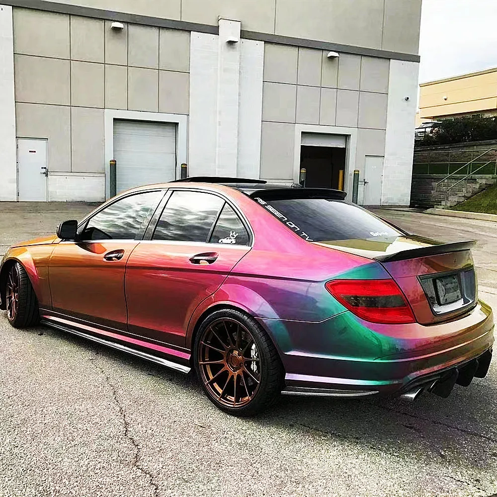 Alerón labio pato de fibra de carbono para Mercedes Clase C W204 - imagen 4