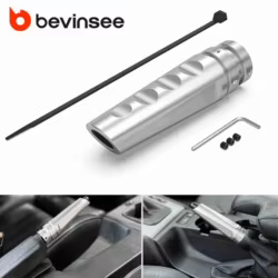 Manija freno de mano BEVINSEE aluminio para BMW E46 E36 M3 M5
