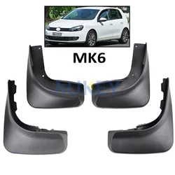 Juego de guardabarros moldeados para Volkswagen Golf VI 2009-2012