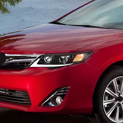 Faros delanteros para Toyota versión estadounidense Camry 2012-2014 conjunto de lámpara LED para coche actualización LED luz diurna accesorios de lente de proyector