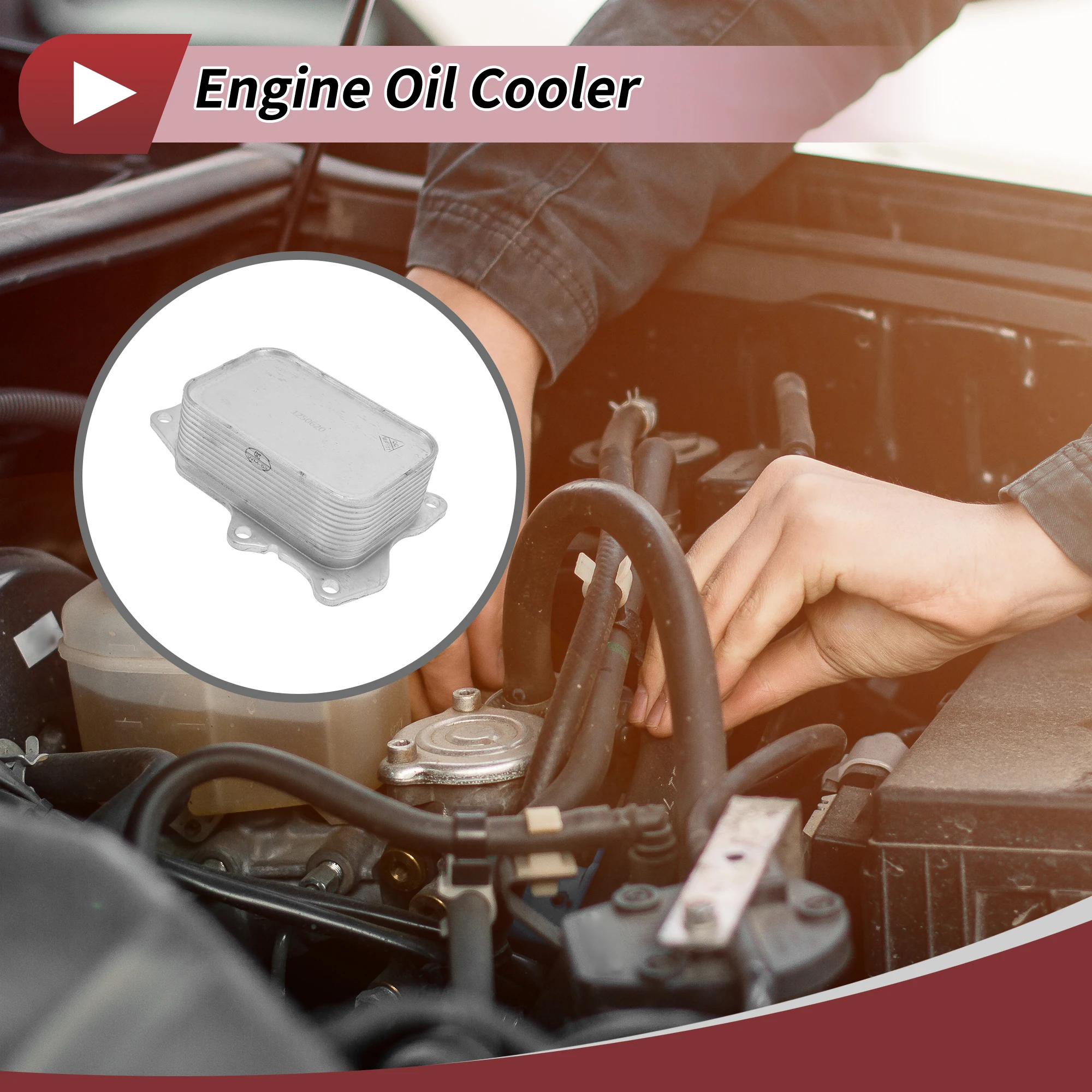 UXCELL 2189423/JX6Q6A642AA Enfriador de aceite para Ford EcoSport - imagen 2
