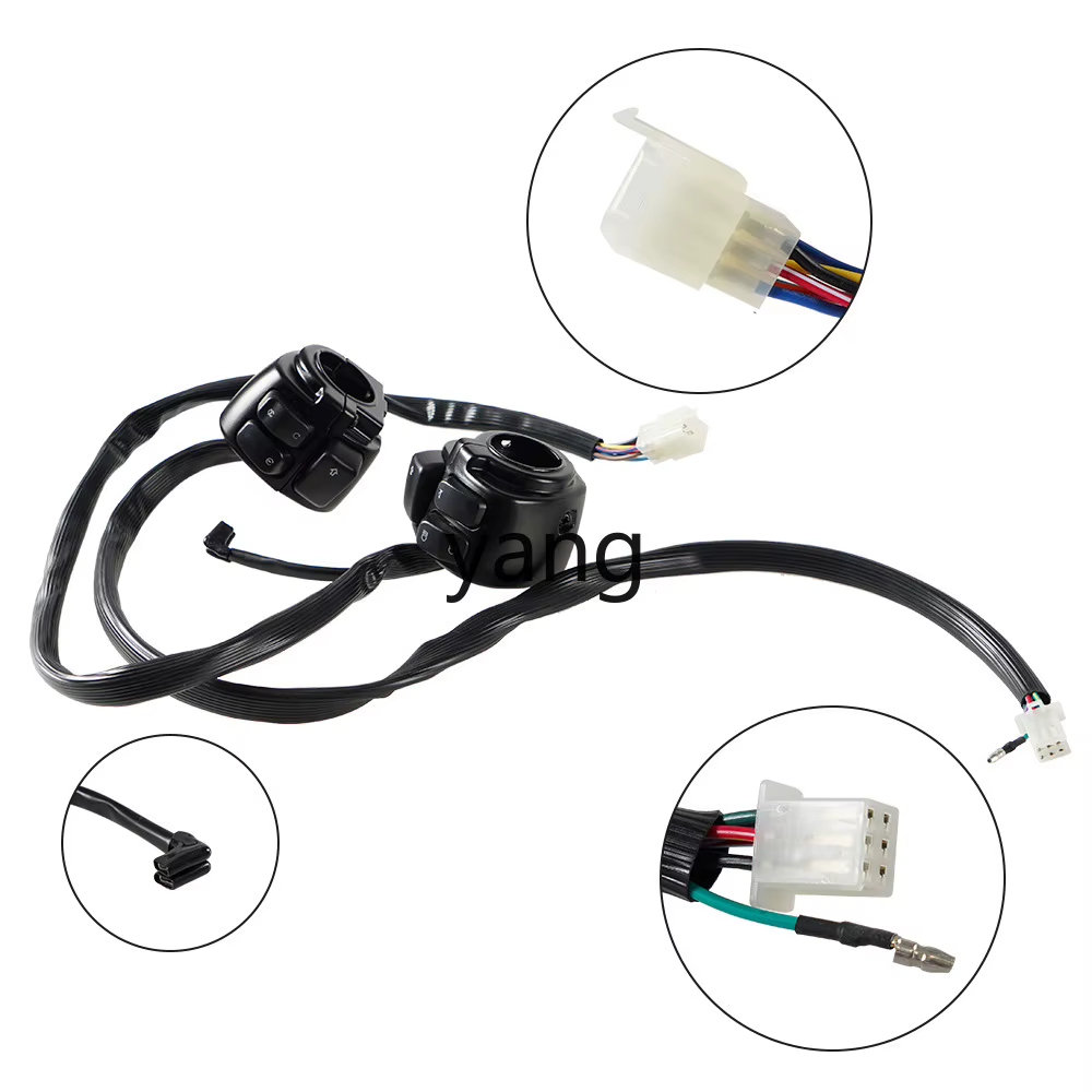 Piña izquierda para moto 25 mm con claxon y luces largas/cortas - imagen 5