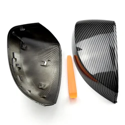 Cubiertas espejo fibra carbono brillante Audi A3 S3 RS3 8V 2013-19