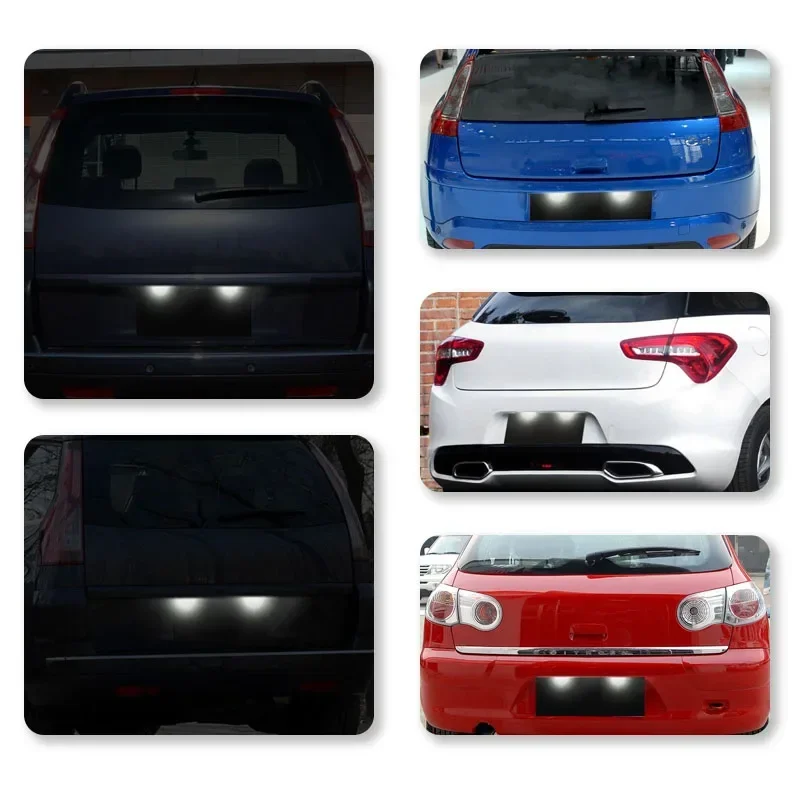 Luz de matrícula para Peugeot 106, 207, 307 y Citroën C2, C3, C4 - imagen 3