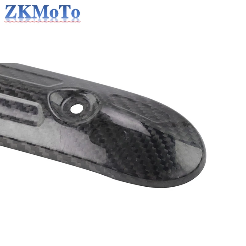 Protector térmico de escape de fibra de carbono para motocicleta, cubierta protectora para KTM 250SXF 250EXCF 350EXCF 400EXC 450EXC 500EXC 2007-2023 - imagen 5