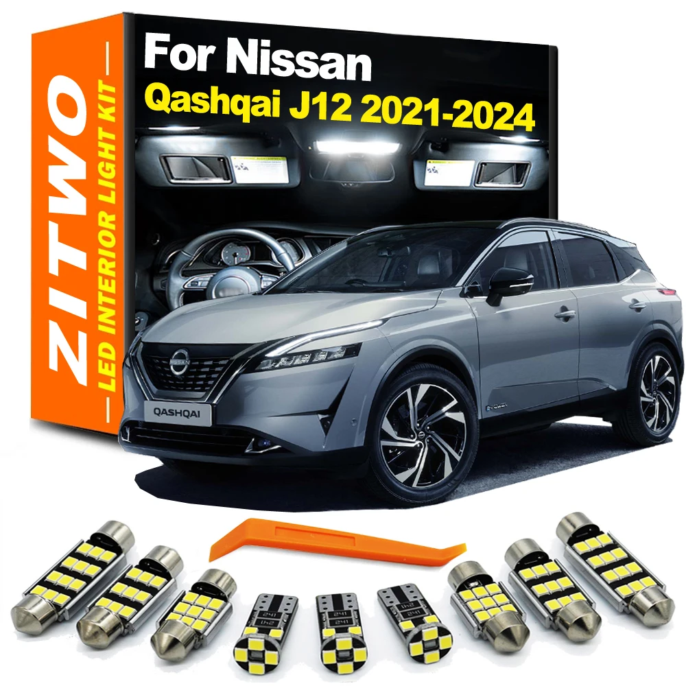 Kit luces LED interior ZITWO para Nissan Qashqai J12