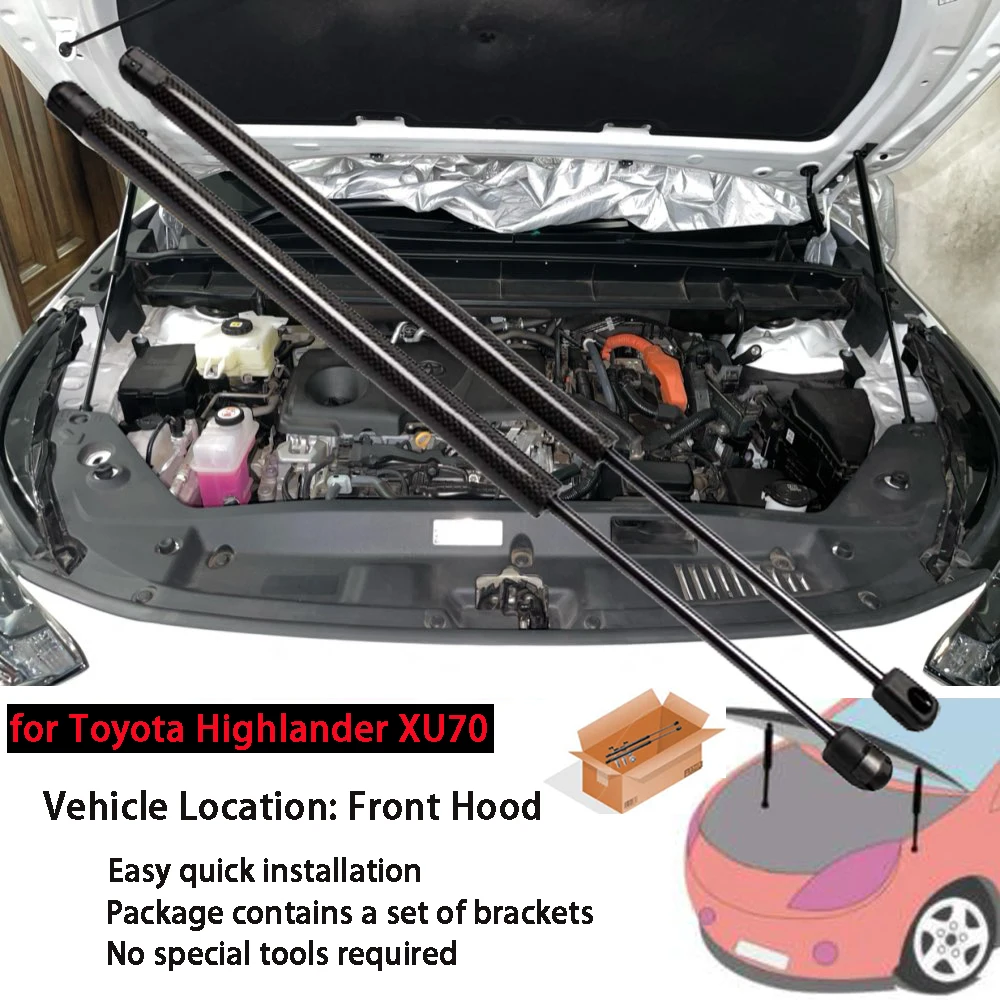 Kit puntales capó Toyota Highlander XU70 – hidraulicón elevación