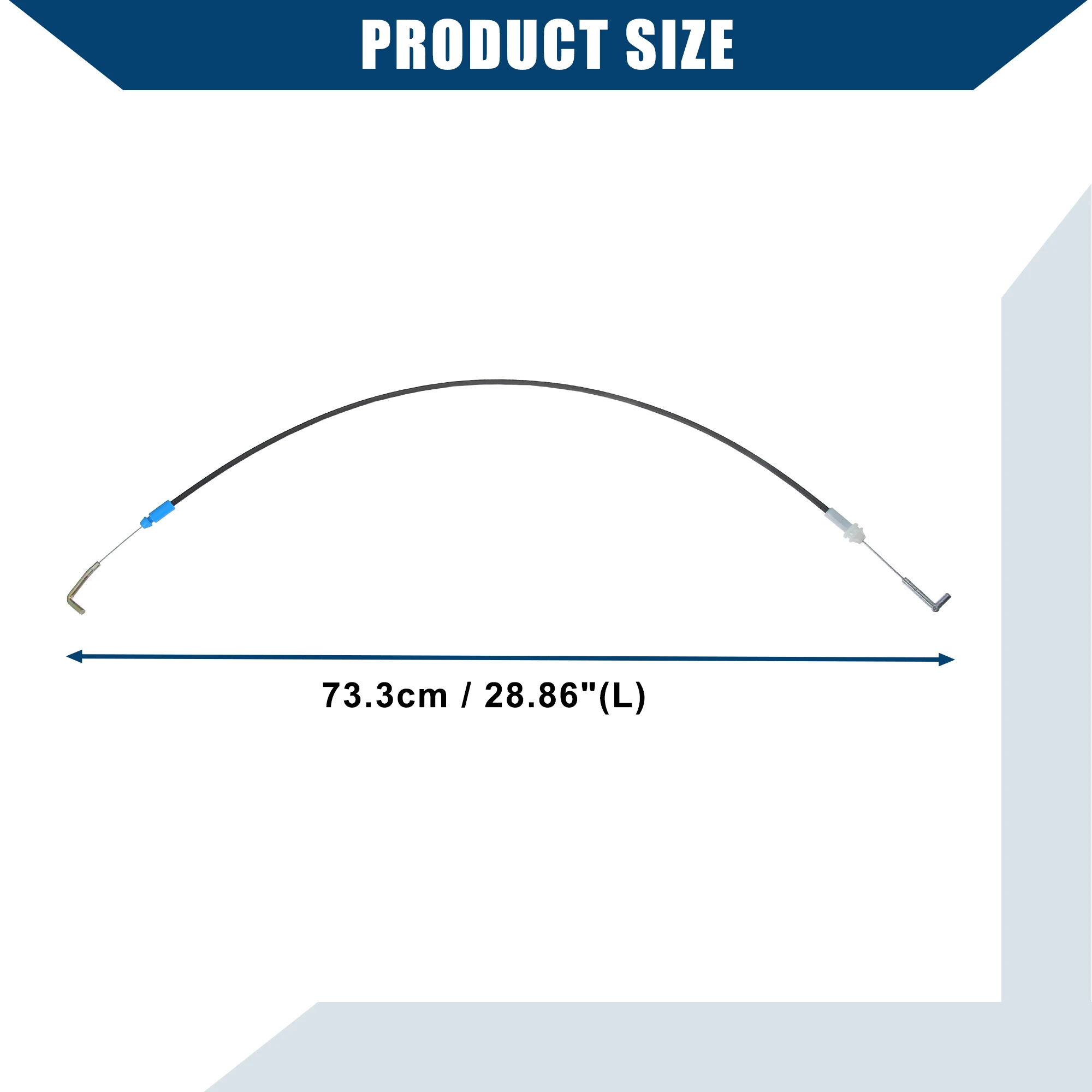 X Autohaux 5165721AA Cable de pestillo de puerta lateral del conductor delantero para Ram 1500 2011-2018 para Ram 2500 2011-2023 para Ram 3500 2011-2023 - imagen 5