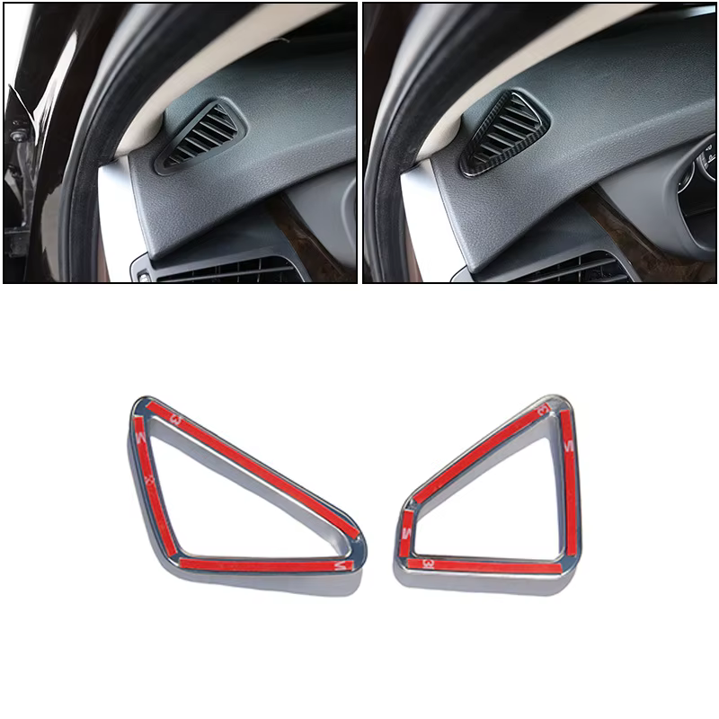 Embellecedor de salidas de aire efecto carbono BMW X5/X6 F15/F16 - imagen 4