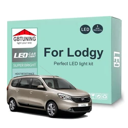 Kit de bombillas LED para interior Canbus para Dacia Lodgy 2013-2021