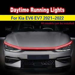 Luces diurnas LED DRL impermeables 12 V para Kia EV6/EV7 2021-2022
