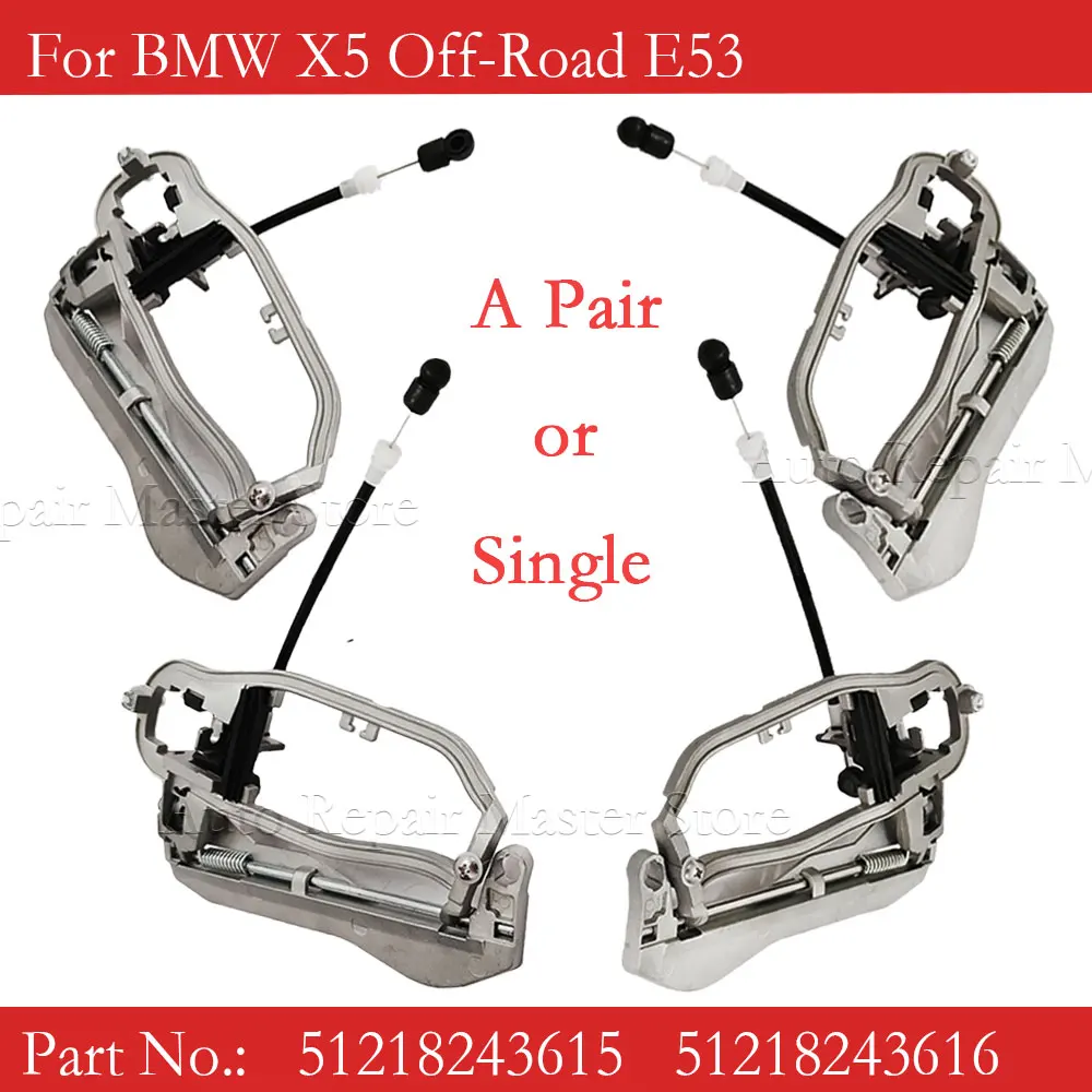 Soporte de maneta de puerta BMW X5 E53 interior y exterior - imagen 2