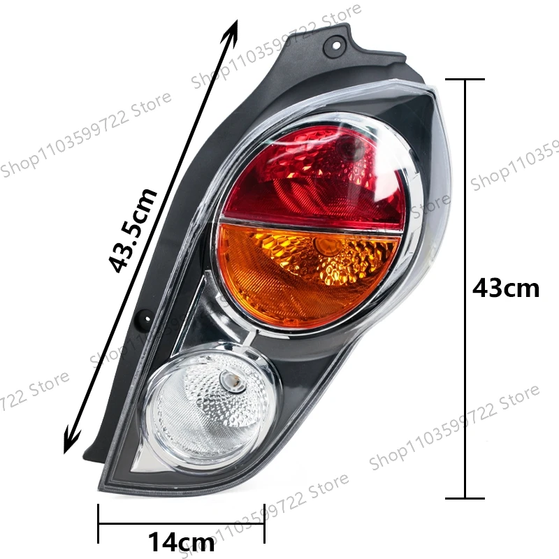 Luz trasera Chevrolet Spark 2010-2015 con intermitente y freno - imagen 2