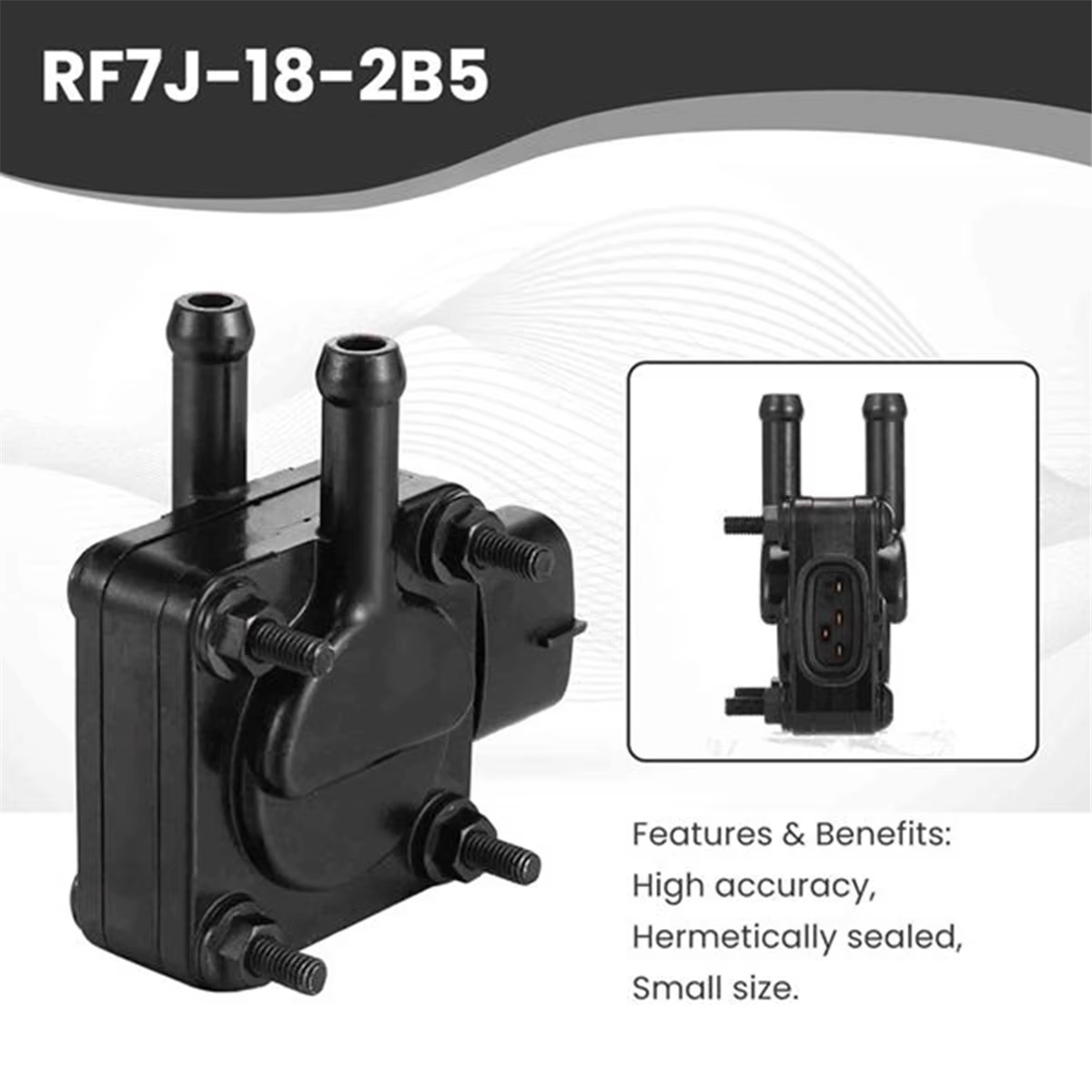 RF7J-18-2B5 Sensor de presión diferencial para Mazda 2.0 CDTI - imagen 3