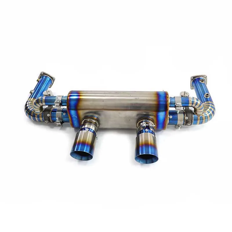 Sistema de escape catback de titanio para Porsche 911