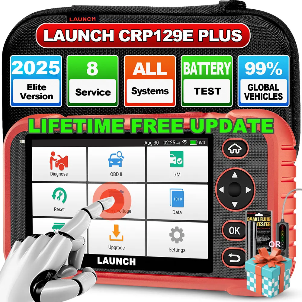 Launch X431 CRP129E Plus, escáner de diagnosis OBD2 para coche