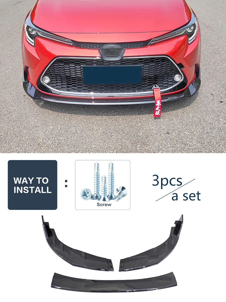 Splitter delantero para Toyota Corolla US 2019-2023 - imagen 5