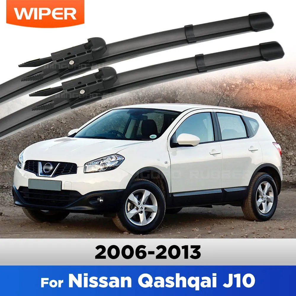 Limpiaparabrisas delanteros 24/15 para Nissan Qashqai J10 2006-2013